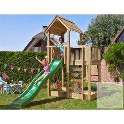   JUNGLE GYM Jungle Mansion 2.1 Otthoni kerti fajátszótér csúszdával