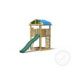   JUNGLE GYM Jungle Fort 2.1 Otthoni kerti fajátszótér csúszdával