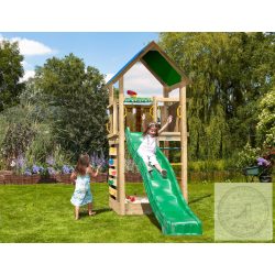   JUNGLE GYM Jungle Lodge 2.1 Otthoni kerti fajátszótér csúszdával