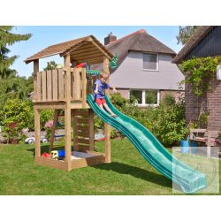   JUNGLE GYM Jungle Cottage 2.1 Otthoni kerti fajátszótér csúszdával