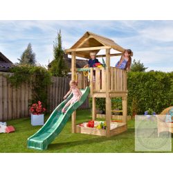   JUNGLE GYM Jungle House 2.1 Otthoni kerti fajátszótér csúszdával