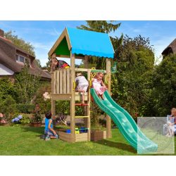   JUNGLE GYM Jungle Home 2.1 Otthoni kerti fajátszótér csúszdával
