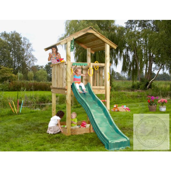 JUNGLE GYM Jungle Casa 2.1 Otthoni kerti fajátszótér csúszdával