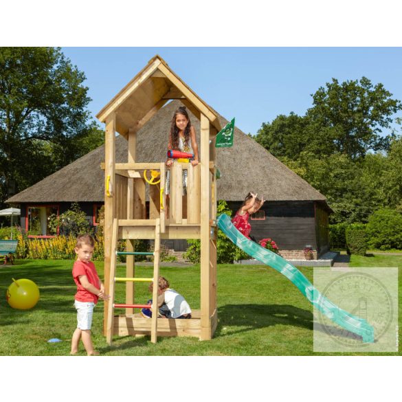 JUNGLE GYM Jungle Club 2.1 Otthoni kerti fajátszótér csúszdával