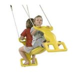 Kétszemélyes hinta háttalülős műanyag