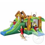 HAPPYHOP 9071 Forest Bouncer Dzsungel Erdei Világ - The Happy Hopper ugrálóvár légvár
