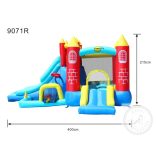 HAPPYHOP 9071R 8in1 Play Center otthoni légvár ugrálóvár
