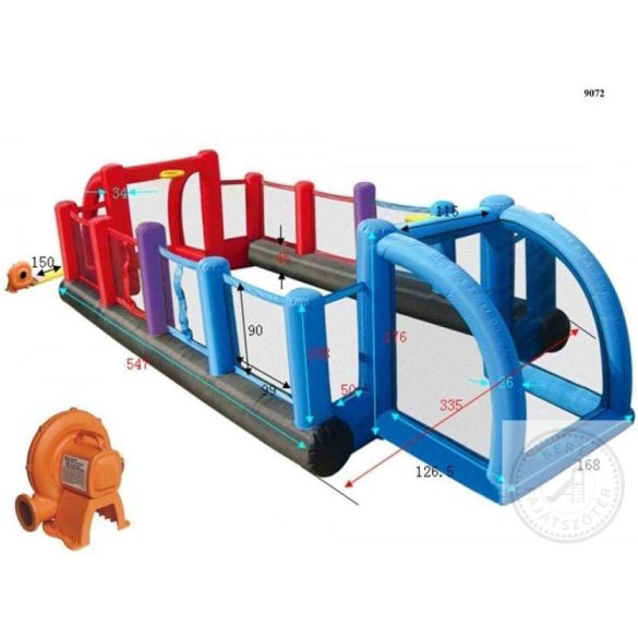 HAPPYHOP 9072N Infatable Soccer Field - felfújható focipálya