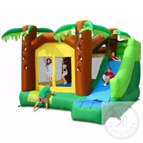 HAPPY HOP 9164 Jungle Climb and Slide Bouncy House otthoni légvár ugrálóvár