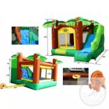 HAPPY HOP 9164 Jungle Climb and Slide Bouncy House otthoni légvár ugrálóvár