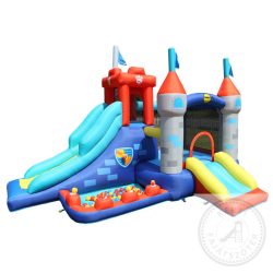   HAPPYHOP 9322 Fortress Bouncer Activity Play Center ugrálóvár - otthoni légvár