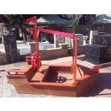 Atlantis HAJÓ homokozó szerelve festve