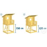 BLUE RABBIT 2.0 Beach Hut 120 Otthoni fajátszótér