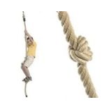 Csomózott mászókötél