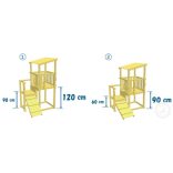 BLUE RABBIT 2.0 Cascade játszótorony 90cm platform magassággal