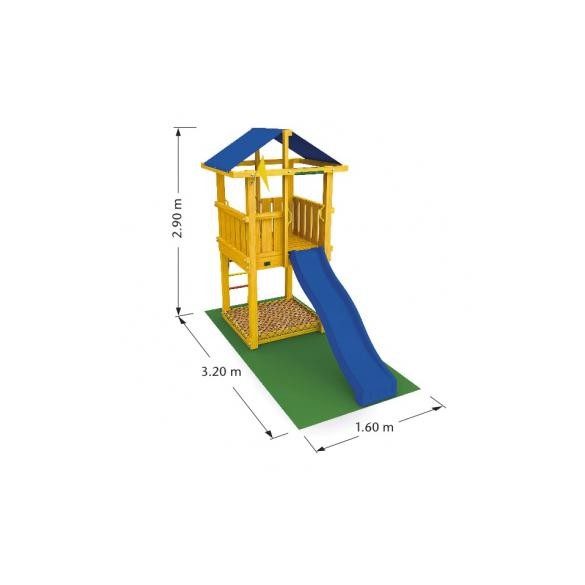 JUNGLE GYM HUT Otthoni kerti fajátszótér