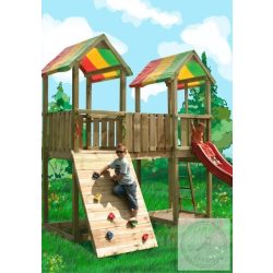   COALAND JACKPOT Otthoni kerti fajátszótér FATETŐVEL - összeszereléssel
