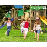 JUNGLE GYM Playparadise 1 Mega fajátszótér kombináció összeszerelve