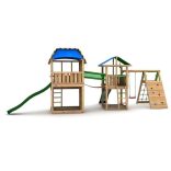 JUNGLE GYM Playparadise 1 Mega fajátszótér kombináció összeszerelve