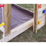 JUNGLE GYM Playparadise 2 Mega fajátszótér kombináció összeszerelve
