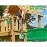 JUNGLE GYM Playparadise 2 Mega fajátszótér kombináció összeszerelve