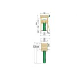 JUNGLE GYM SHELTER Otthoni kerti fajátszótér