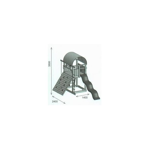 COALAND SIESTA Otthoni kerti fajátszótér - összeszereléssel